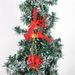 Nuovo albero di Natale in plastica, decorazione per la casa, ciondolo cervo rosso in argento dorato_voghion.com