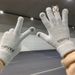 Handschuhe Herbst Winter Damen Niedlich Fleecegefüttert Winddicht Warm Kältedicht Touchscreen Weich Mädchen Radfahren Student Fünf-Finger_voghion.com
