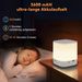 Glitzerlife LED Nachttischlampe 3600mAH Touch Dimmbar - Weiß USB Aufladbar Nachttischlampe Kabellos Mit 3 Farbtemperatur&Timing Funktion Nachtlicht Kinder_voghion.com