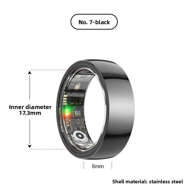 Heart Rate Blood Oxygen Sleep Monitoring Step Counting Remote Care Smart Ring_voghion.com