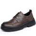 TerraStride Wide Toe Leder für Herren Frühling Sommer Neue atmungsaktive trendige vielseitige dicke Sohle Business formelle Freizeitschuhe_voghion.com