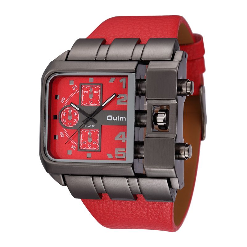Alkuperäinen kello Suuri levykello Hip Hop Style Creative Concept Watch Retro miesten kvartsikello_voghion.com