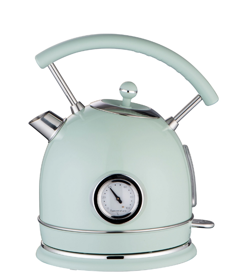 PS823NTB 1.8L Retro Elektrische Waterkoker Snelkokende Elektrische Waterkoker Diepblauw STRIX Temperatuurregelaar + Waterniveaumeter 2200W SUS304 Zonder BPA_voghion.com