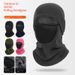 Thermal Windproof Balaclava For Cycling Skiing Outdoor Sports - Double-Layer Fleece Face Mask Unisex Cold Weather Protection (Black, Dark Gray, Navy)_voghion.com