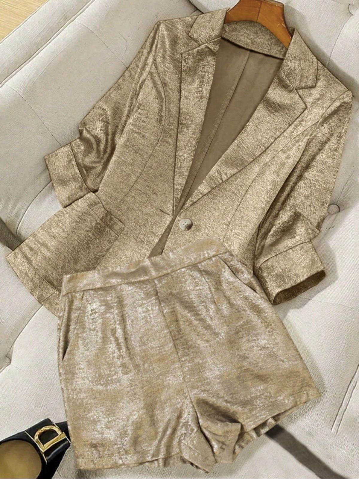 Women's Clothing Blazer Suit With A High End Design And Sophisticated Style._voghion.com