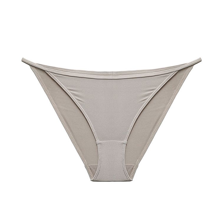 2023 New Low Waist Ice Silk Sexy Triangle Bag Hip Solid Color Thin Belt Comfortable And Breathable Women's Underwear_voghion.com
