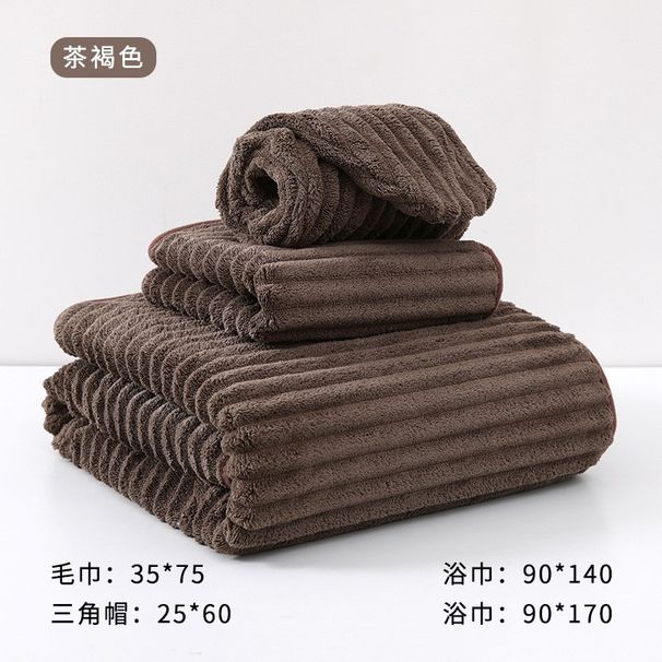 Mikrofiber vågmönster badhandduk absorberar vatten och torkar snabbt stranden wrap godis sammet tvättar mäns ansikte handduk_voghion.com