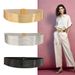 Fashionable Personality Trendy For Women Casual Accessory Decorative Dress Belt Gold Long Strip Waistband_voghion.com