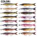 Multi-Section Loach Bionic Set Long Casting Slow Sinking 13.5cm 17g Realistic 8-Section Fish Hard Lure Fishing Bait_voghion.com