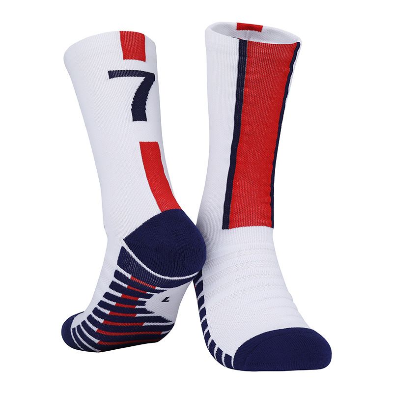 Numbered Football Socks For Men, Non-slip Socks, Towel Bottom Socks, Wholesale Team Training Sports Socks, Wholesale_voghion.com