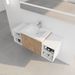48 Inch Soft Close Doors Bathroom Vanity With Sink, Two Small Storage Shelves, 24" and 12" Combination Cabinet,(KD-Packing)_voghion.com