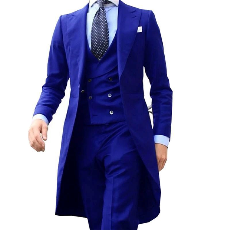 Abbigliamento maschile Abiti da uomo, Abiti casual da lavoro, Abiti da tre pezzi da uomo, Abiti da sposo, Abiti da banchetto nuziale per uomo_voghion.com