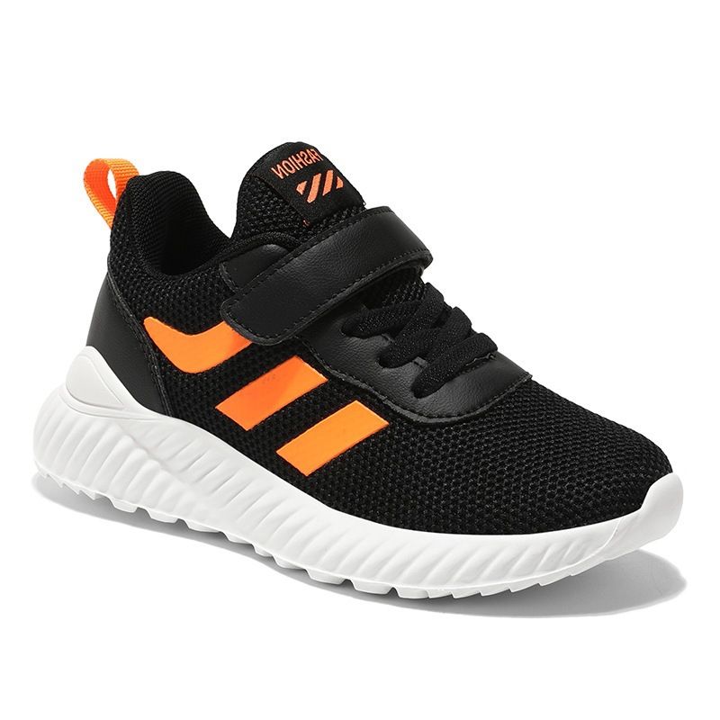 Big Factory White Sports For Elementary School Boys, 2025 Spring And Autumn Mesh Breathable Children's Shoes_voghion.com
