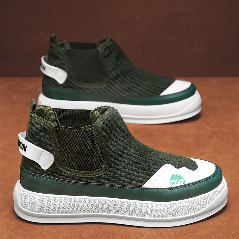 Men's high top shoes, casual sports short boots_voghion.com