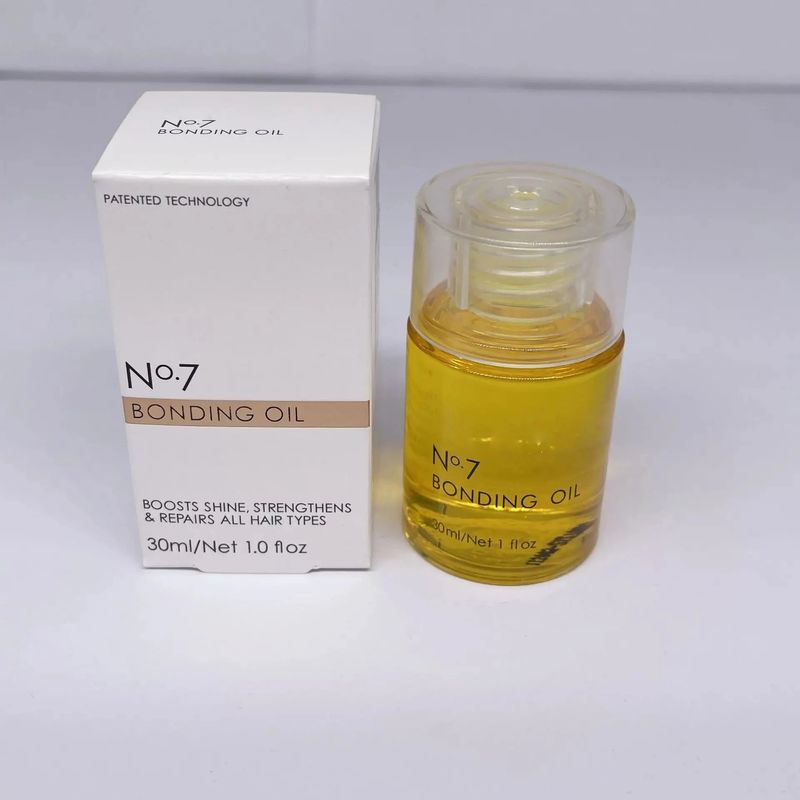 Huile capillaire No.7 huile de liaison 30ml avec boîte NO7 huile de soin capillaire stimule la brillance renforce et répare tous les Types de cheveux huile N7 huile pour barbe_voghion.com