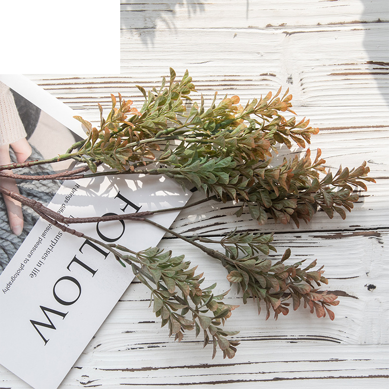 Artificial flower wholesale rice orchids with grass fake flowers and green plants wedding decorations INS _voghion.com