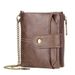 Cartera corta para hombre BAELLERRY con ranura para múltiples tarjetas, hebilla, tarjetero para licencia de conducir, monedero con cadena vertical_voghion.com