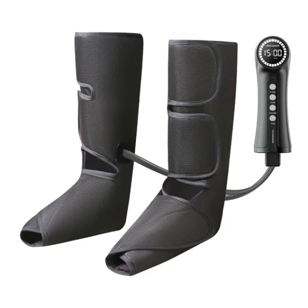 Kāju pēdu masieris ar siltumu, gaisa kompresijas cirkulāciju un sāpju mazināšanu, noderīga pietūkušu kāju tūska, lieliska dāvana sievietēm_voghion.com