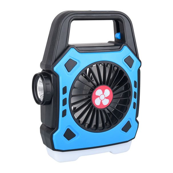Outdoor Camping Fan Multifunctional Handheld Type-C Fast Charging Portable Work Light Searchlight Hangable_voghion.com