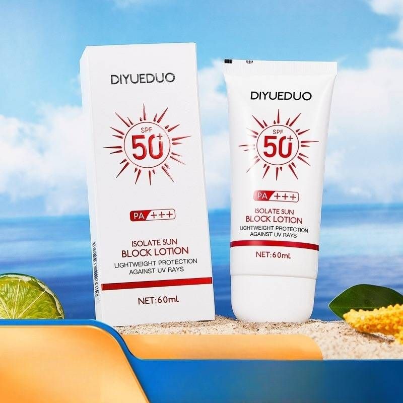 Sunscreen Flower Extract Muscle Midi Yueduo Sunscreen Milk 50 Times UV Protection Moisturizing Non Greasy Outdoor High Factor Sunscreen_voghion.com