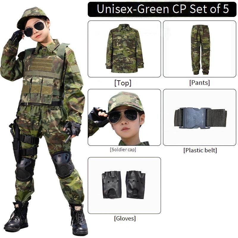 Abbigliamento per bambini piccoli, abbigliamento sportivo, abbigliamento per l'allenamento all'aperto, campo estivo, abbigliamento per l'addestramento militare estivo per studenti_voghion.com