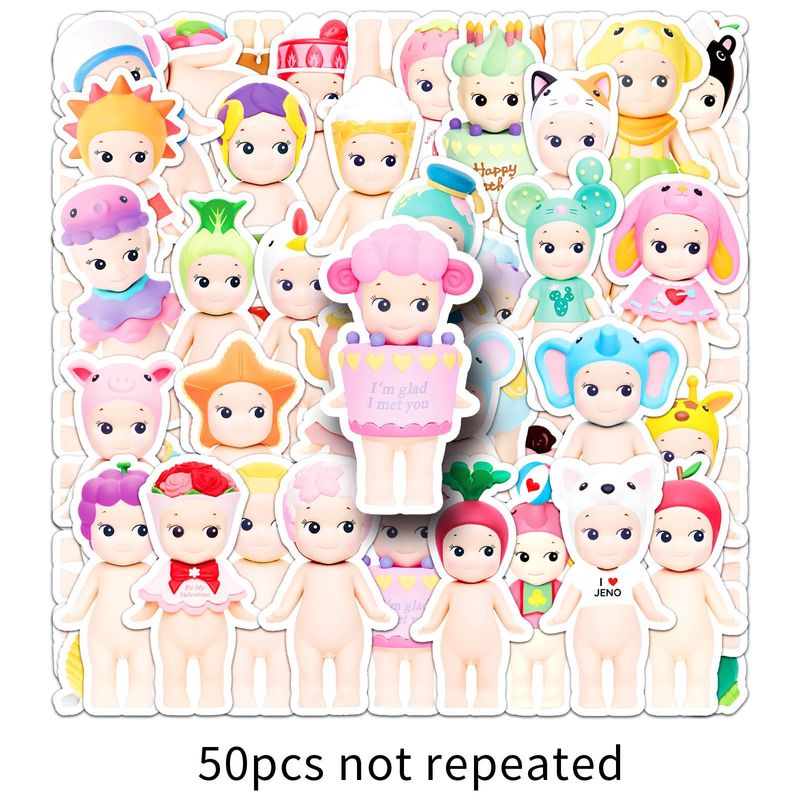 50 Sheets Of Sonny Angel Graffiti Stickers Personalised Cartoon Cute Hot Sale Decoration Mobile Phone Case Water Cup Stickers_voghion.com