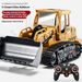 Dev Alaşımlı Uzaktan Kumandalı Ekskavatör Oyuncağı - Sprey Fonksiyonlu ve Çift Kontrollü Saatli 12 Kanallı Gerçekçi İnşaat Aracı (2 Pil Dahil)_voghion.com
