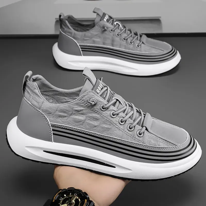 Summer New Low-top Mesh Breathable Fashion Casual Korean Version Thick Soles All Over The Bag Bottom Daddy Trend Men's_voghion.com