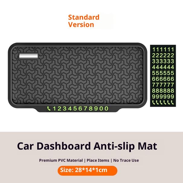 Rutschfeste, große Auto-Handyhalterung aus Silikon, hitzebeständig, für Armaturenbrett und Innenraum_voghion.com