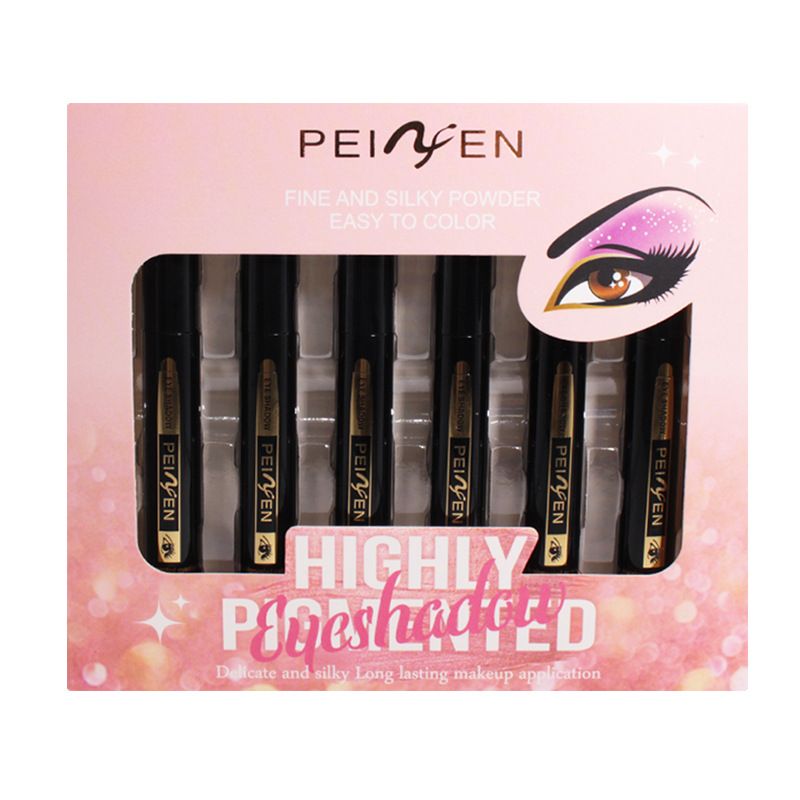 Lidschatten Pennifen Lidschatten-Stift-Set Metall Perlglanz Lidschatten Lazy Eye Makeup Highlight Pen Eye Seidenraupenstift Cross Border Eye Makeup_voghion.com