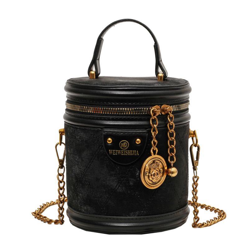 2024 nova bolsa balde retrô, corrente versátil, bolsa de ombro portátil elegante, bolsa crossbody fashion de grande capacidade, na moda_voghion.com