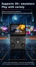 Console de jeux vidéo portable rétro Open Source R36 MAX, système Linux, écran IPS 3,5 pouces, lecteur vidéo de poche portable, jeux 128 Go_voghion.com