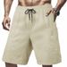 Men's Clothing Casual Summer Men's Loose Multi Pocket Workwear Breathable Waffle Sweat Absorbent Shorts Men_voghion.com