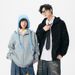 Men's Clothing Autumn New Style All Star Cardigan Hooded Sweatshirt Men's Loose Casual Sports Zipper Jacket Unisex_voghion.com
