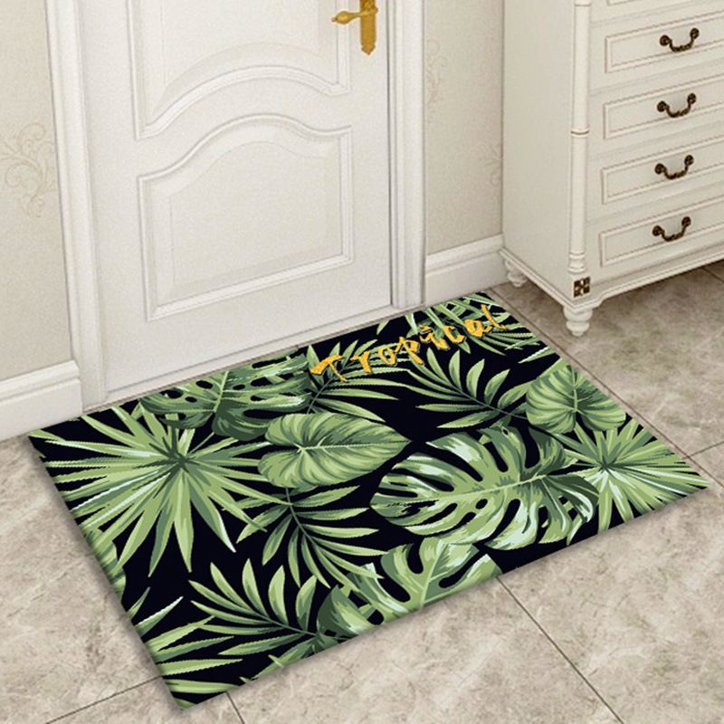Leaf Door Carpet, Bedroom Entrance, Kitchen, Bathroom, Absorbent And Non Slip Bathroom Mat, Entrance Floor Mat_voghion.com