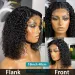 Brazilian Jerry Curly Short Bob Wigs with 4x4 Closure_voghion.com