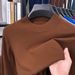 New Spring Thin Mulberry Silk + Merino Half Turtleneck Long Sleeve Men's Sweater Knitted Base Shirt Wool T-Shirt_voghion.com