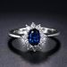Mode Lady Prinzessin Diana Ringe für Frauen Braut Blau Kristall Hochzeit Engagement Versprechen Ehe Ring Für Weibliche Mode_voghion.com