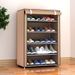 Metal Shoe Rack – Modular 5/6/8/10-Tier Adjustable Shoe Organizer For Entryway, Closet & Dorm (Modern Slim Design, DIY Assembly, Anti-Rust Frame)_voghion.com