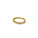 Niche Light Luxury Simple Double Layer Line Zircon Sparkling Brass Gold-Plated Stacking Thin Index Finger Ring_voghion.com