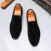 703-2 Loafers Herren Flow Su Lefu Große Casual One Step Lederschuhe_voghion.com