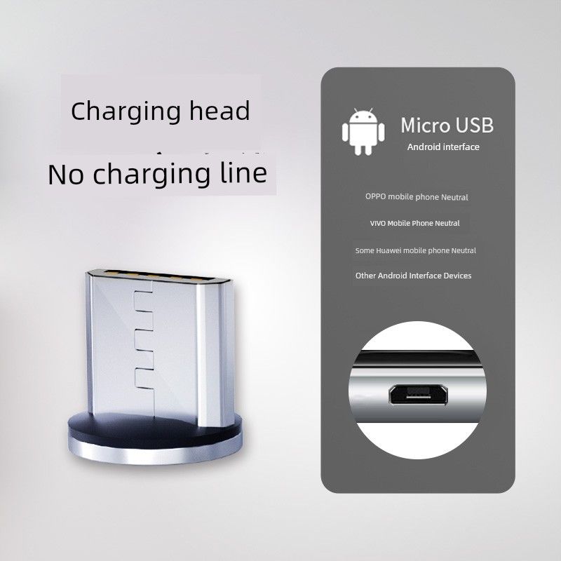 Caricabatterie da auto universale di qualità imbattibile con dati potenti, cavo magnetico tipo coppo per iPhone e Android_voghion.com