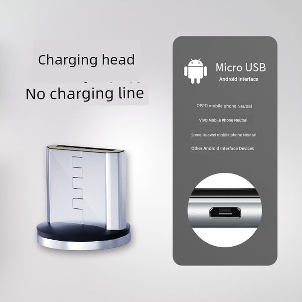 Caricabatterie da auto universale di qualità imbattibile con dati potenti, cavo magnetico tipo coppo per iPhone e Android_voghion.com