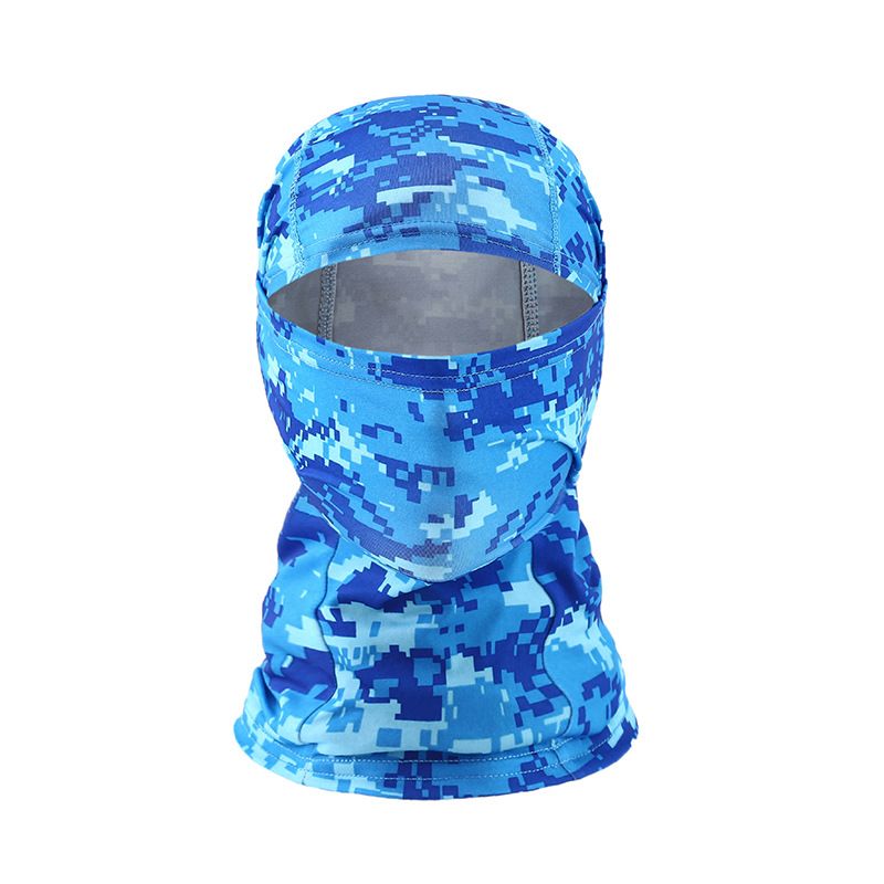 Masque d'équitation tactique en soie à séchage rapide avec tête de tigre volant et protection solaire sportive_voghion.com