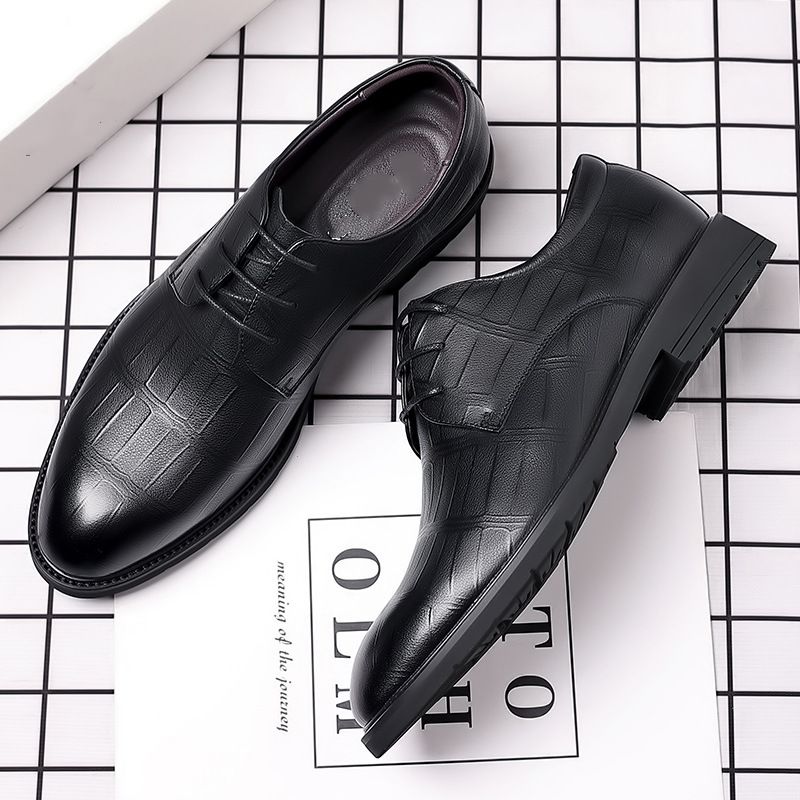 Fashion Men's Leather Shoes New Men's Business Leather Shoes Soft Soled Work Footwear Outdoor Non Slip Formal Shoe Zapatos Homme_voghion.com