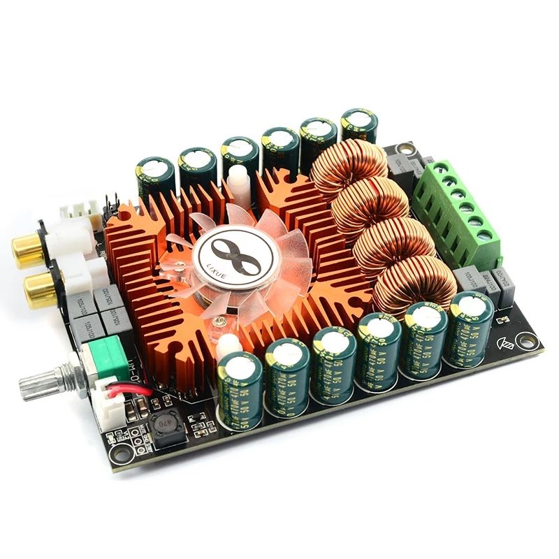 TDA7498E högeffekt digital effektförstärkarkort 2.0 HIFI stereo 160W*2 stöd BTL220W DC12V-36V_voghion.com