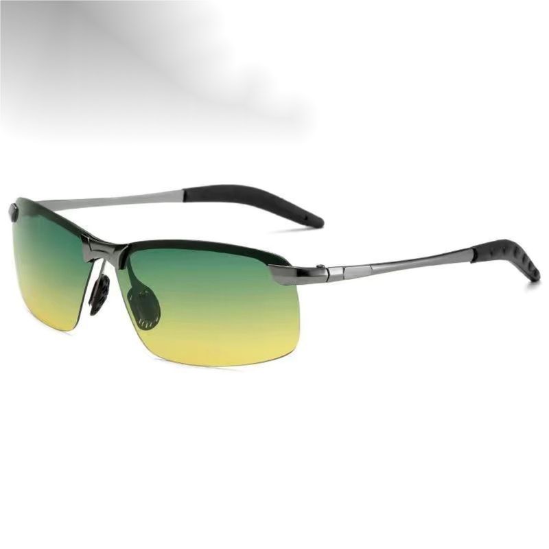 Polarized night vision sunglasses for men anti glare night glare glasses_voghion.com