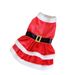 Weihnachts-Hundekleid, Rotgold, Schnalle, Gürtel, Weihnachtskleid, Welpe, Teddy, Bigbear, Haustier, Weihnachtskleid_voghion.com