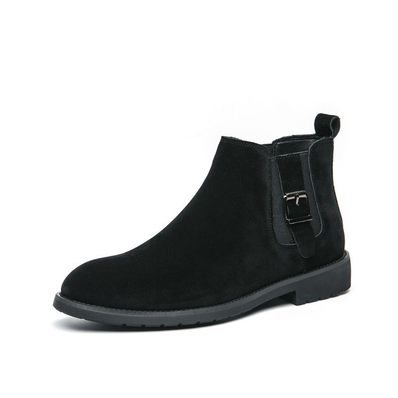 Unbeatable Quality Hot Selling High Top Business Leather Shoes With Pointed Toe And Oversized Men, Martin Boots, British Casual_voghion.com
