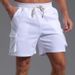 Herrenbekleidung 2025 Herren-Sportshorts, nicht über dem Knie, Viertelhose mit mehreren Taschen, Basketballhose, American Fitness-Laufshorts_voghion.com